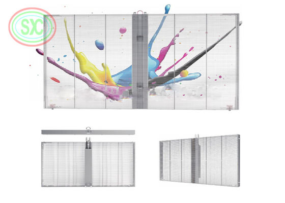 Υλικό αλουμινίου για το ντουλάπι Διαφανής οθόνη LED G7.82-7.82 για την απόδοση