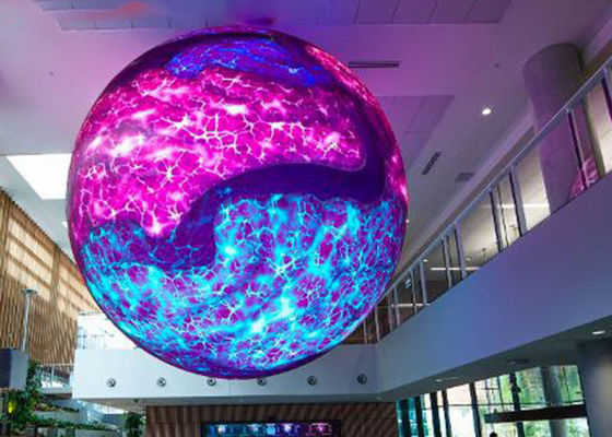 Τεχνική οθόνη LED Sphere Screen UL πιστοποιημένη για εμπορικό κέντρο / μέθοδο συντήρησης εκδηλώσεων Υπηρεσία πίσω