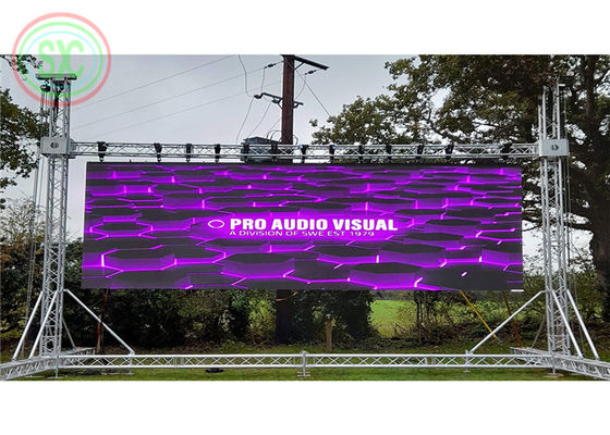 Καλή τιμή εξωτερικό P10 πλήρες χρώμα 10mm SMD LED Στάδιο οθόνη IP65 Αδιάβροχο 600W/M2 σε απευθείας σύνδεση