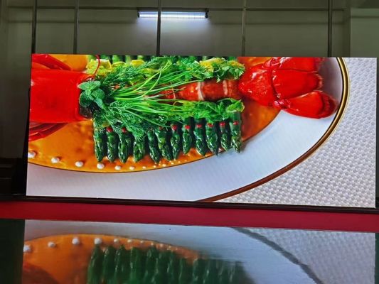 Υψηλής ανάλυσης εσωτερική οθόνη LED πλήρους χρώματος με λειτουργία σάρωσης 1/16 1200Hz συχνότητα ανανέωσης για ομαλή αναπαραγωγή βίντεο