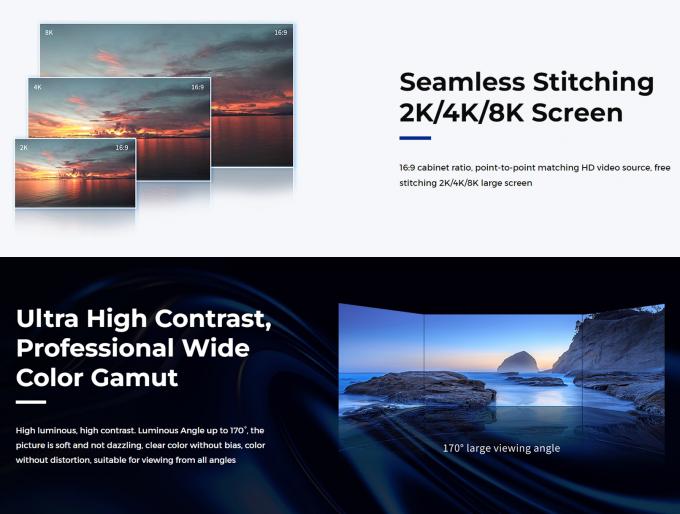 Σύστημα ελέγχου Nova Star 600*337.5mm Σκηνή LED μικρού διαστήματος για διαφήμιση 4