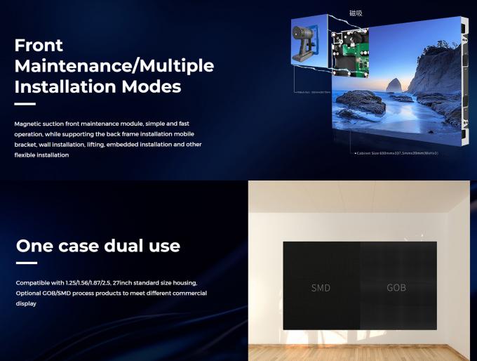 Σύστημα ελέγχου Nova Star 600*337.5mm Σκηνή LED μικρού διαστήματος για διαφήμιση 5