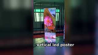 led αφίσα κάθετη έκδοση